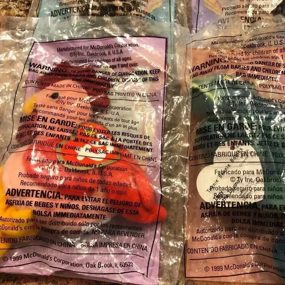 New Vintage McDonalds Toys Ty Beanie Babies 1999 - Picture 5 of 6